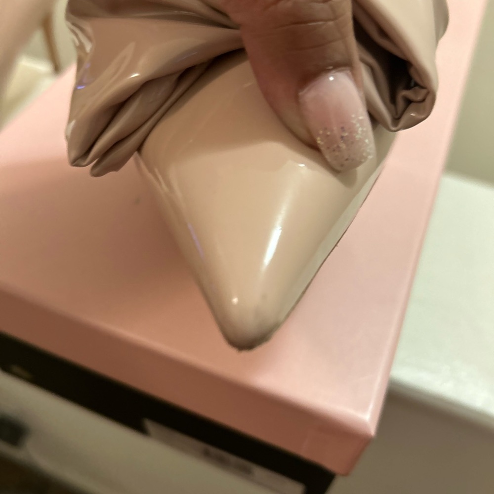 Kate Spade Pale Vellum Bow Pump Size 9.5 View 5
